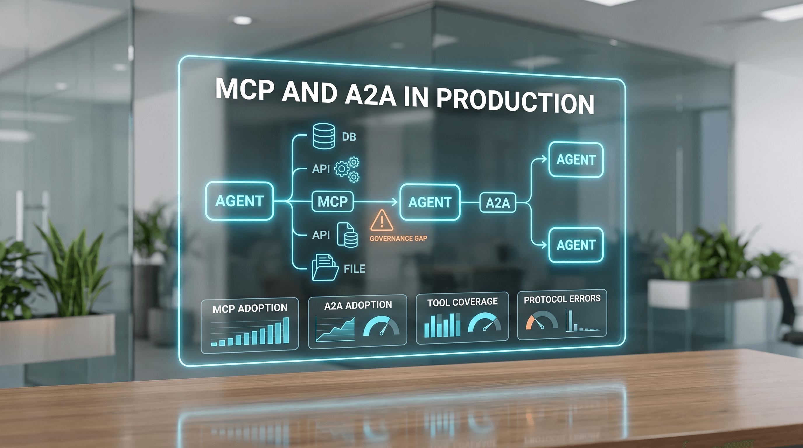 MCP and A2A in Production illustration