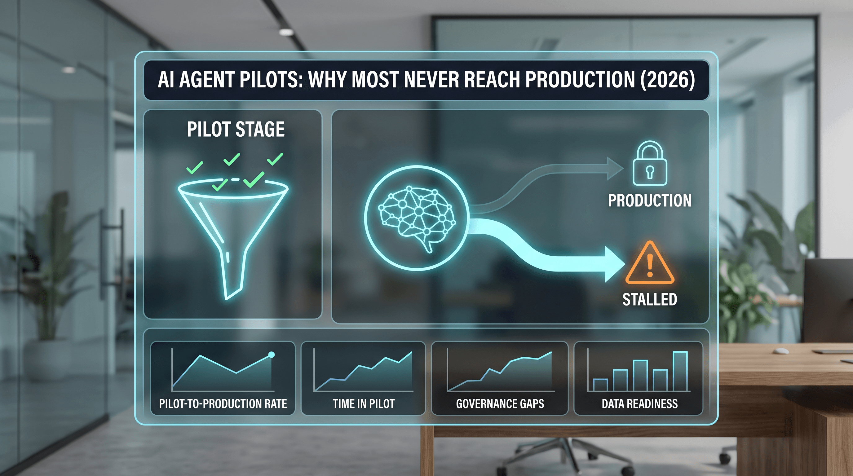 Why Most AI Agent Pilots Never Reach Production illustration