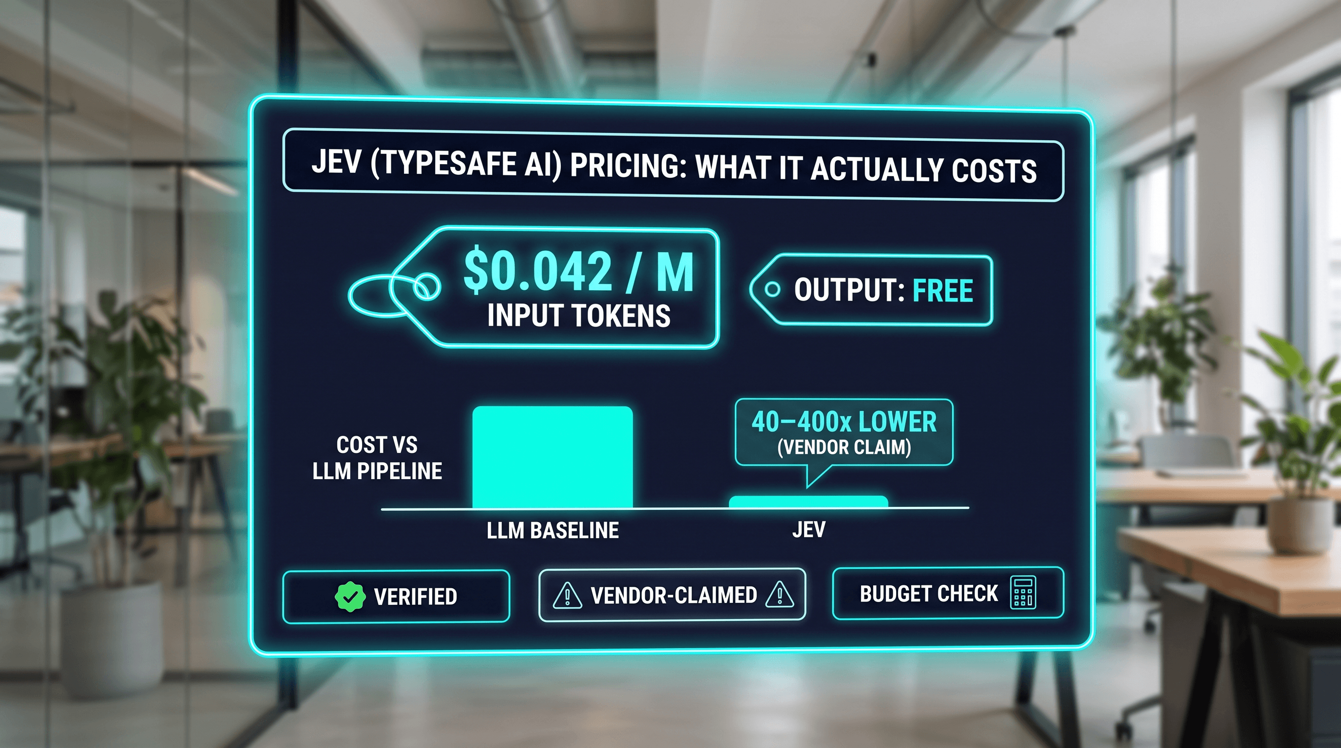 Jev (TypeSafe AI) Pricing: What It Actually Costs illustration