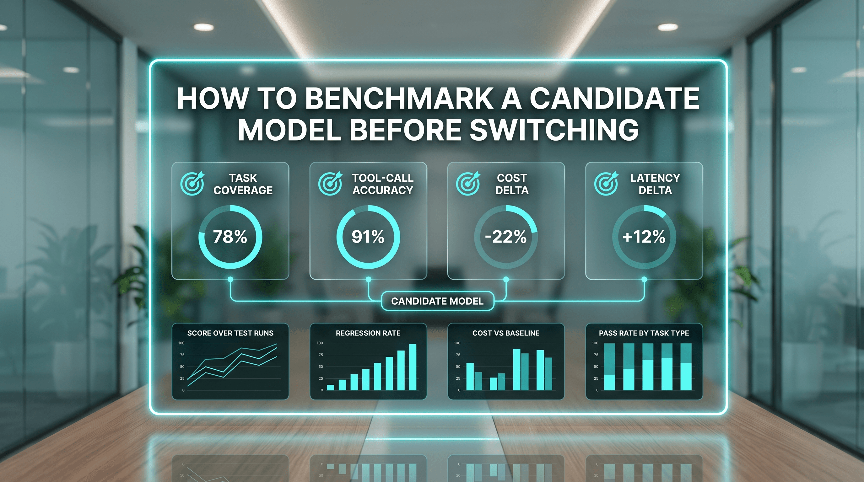 Benchmark a Candidate Model Against Your Agentic Workload illustration