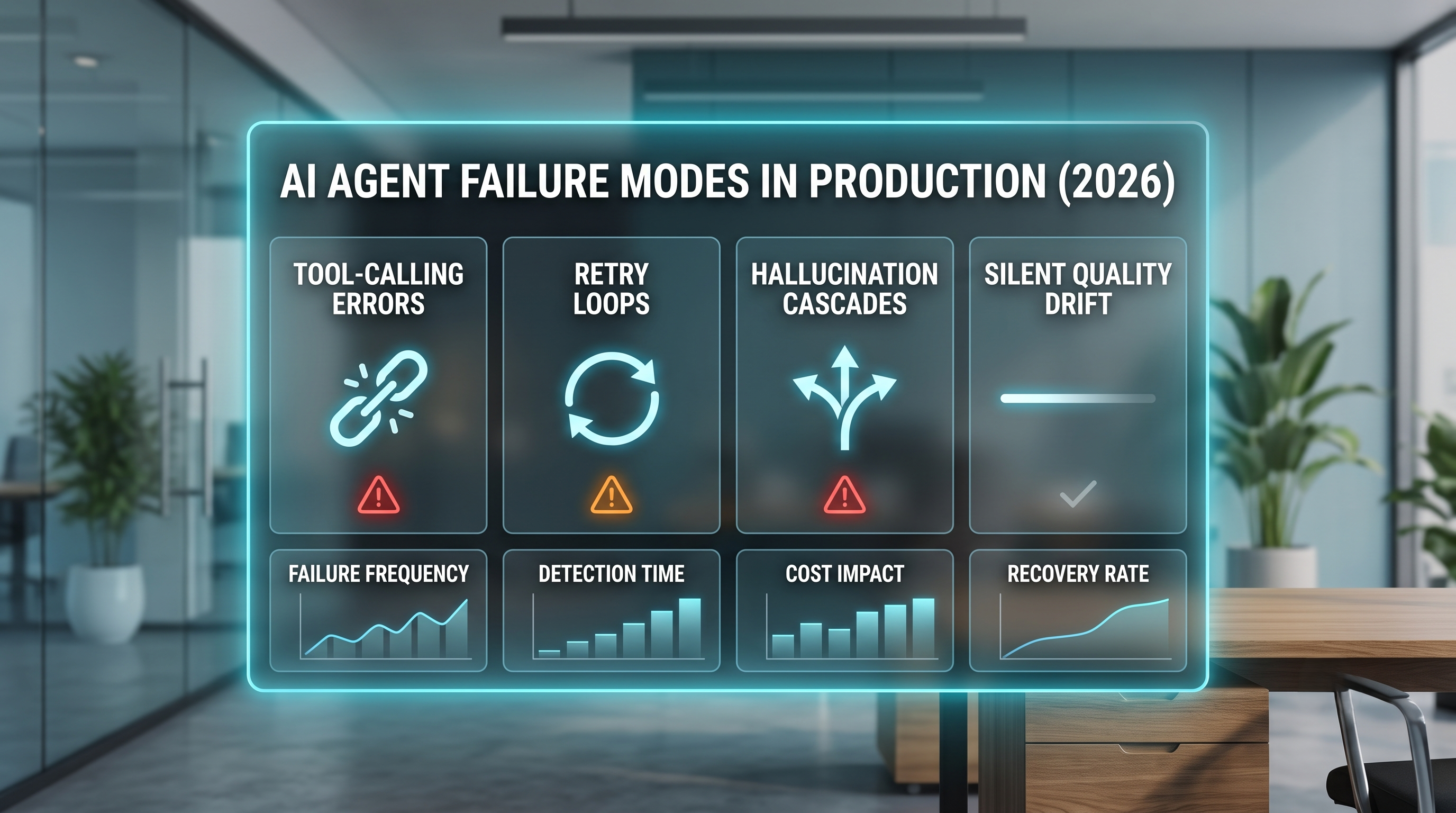 AI Agent Failure Modes in Production: The Four That Actually Kill Systems illustration
