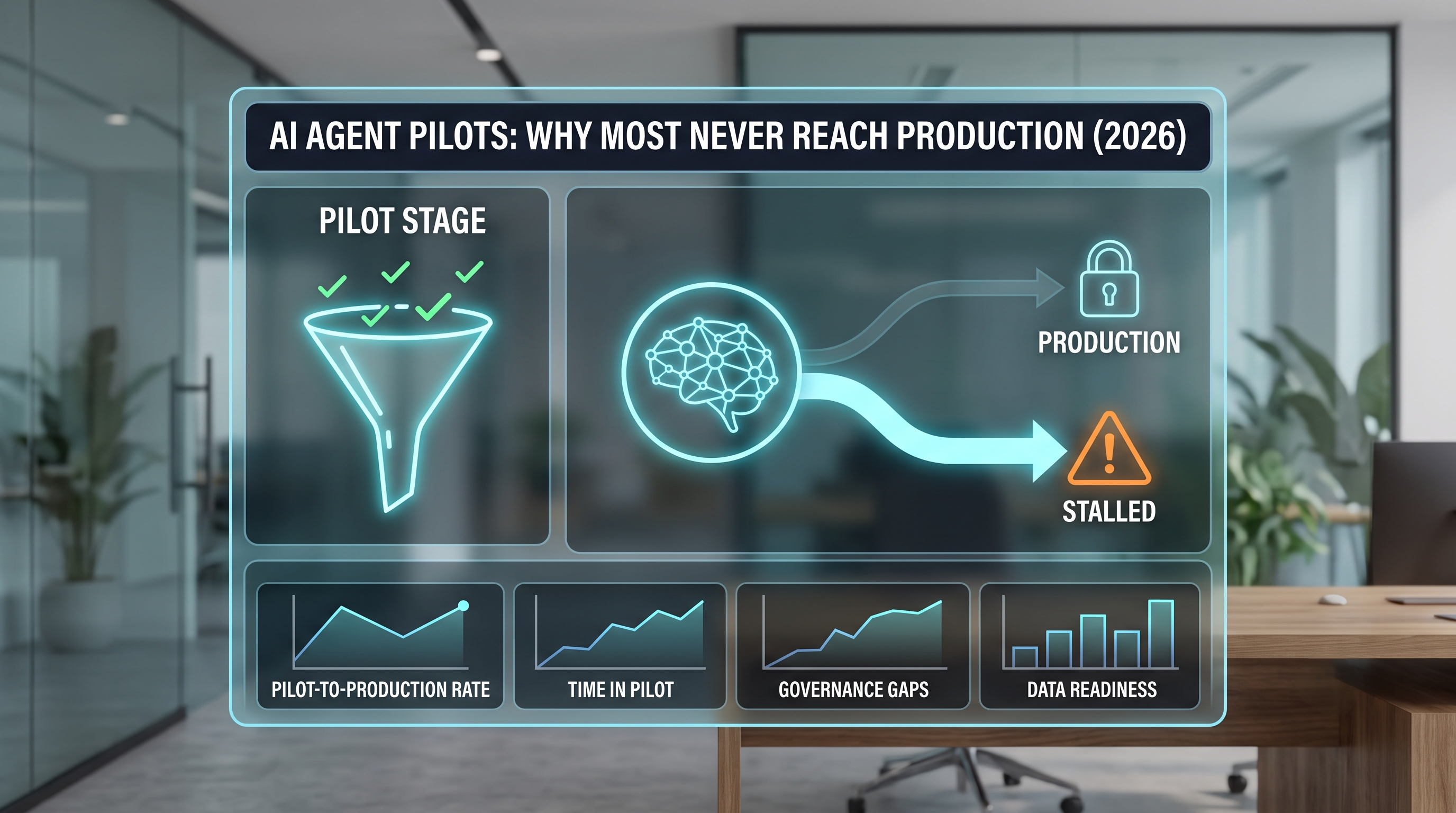 Why Most AI Agent Pilots Never Reach Production illustration
