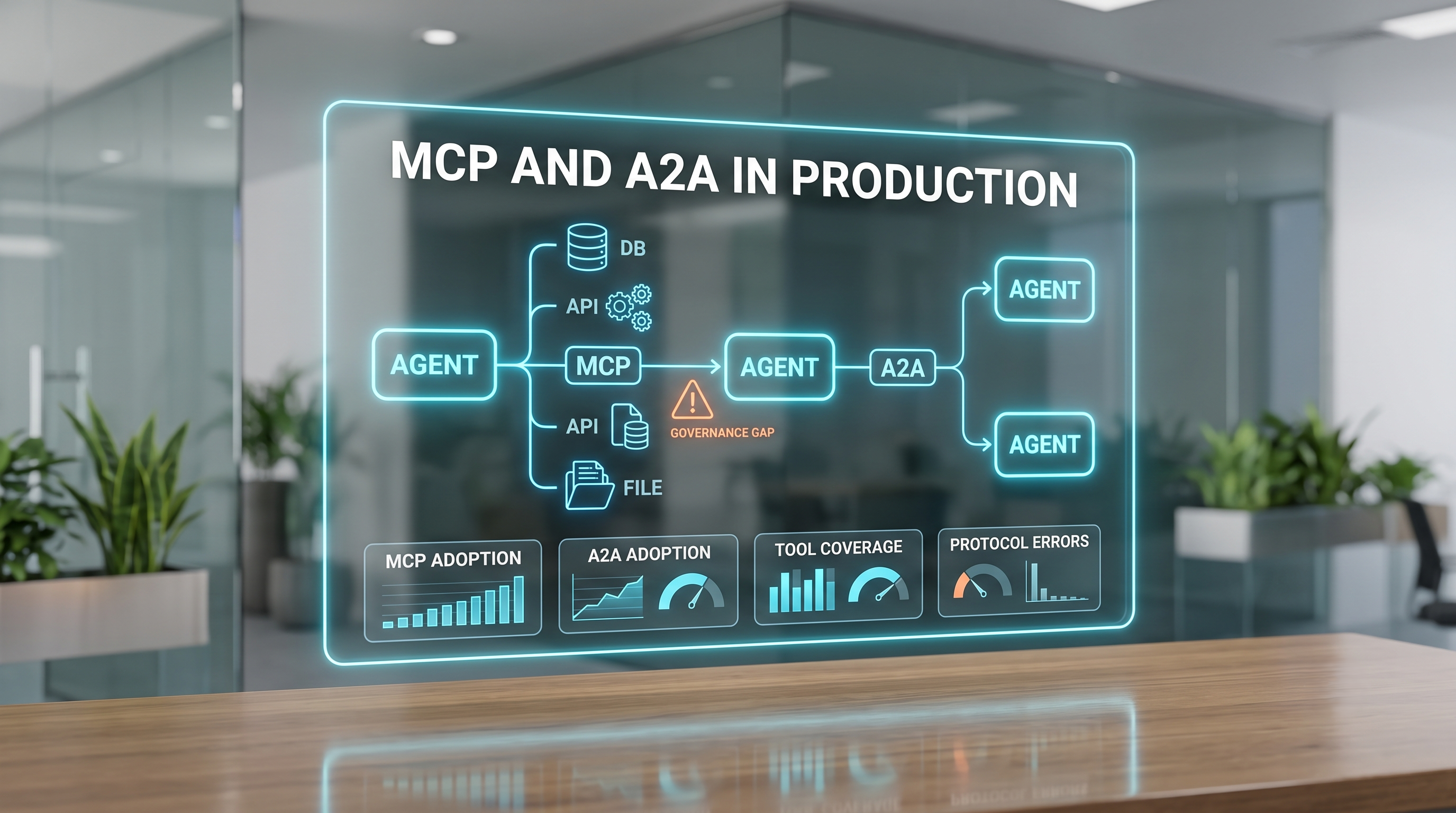 MCP and A2A in Production illustration