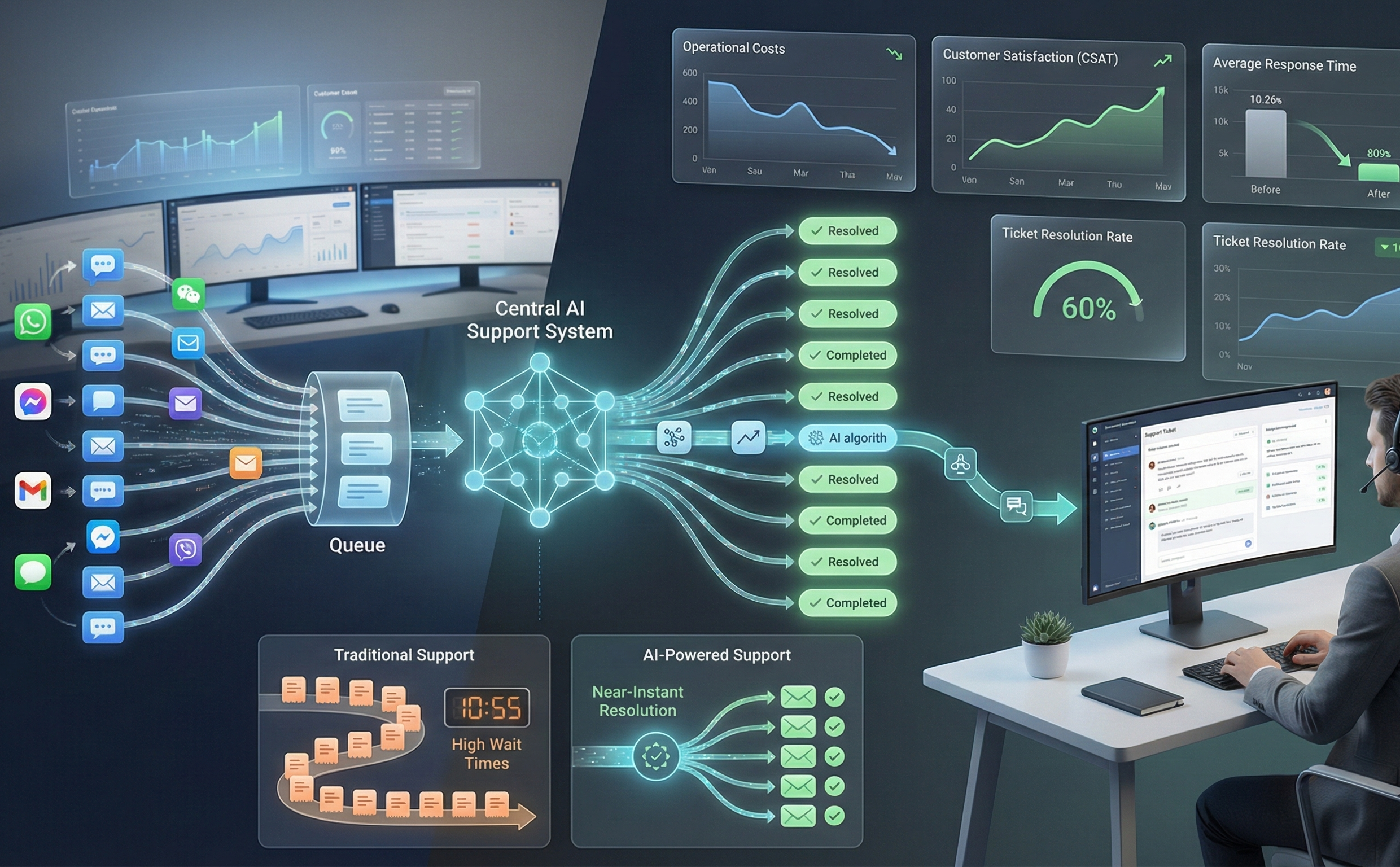 70% Reduction in Support Tickets: E-commerce Customer Service Automation